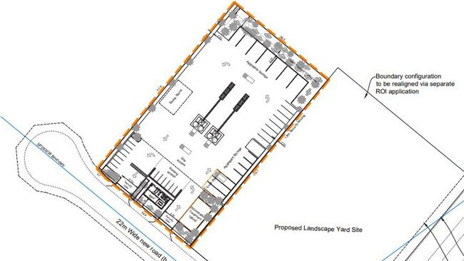 The plant forms part of a wider masterplan by the application for the area.