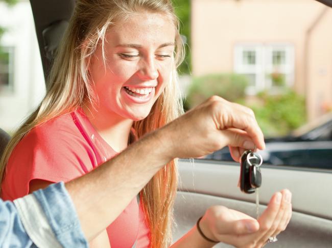 Teaching teen to drive, istock.