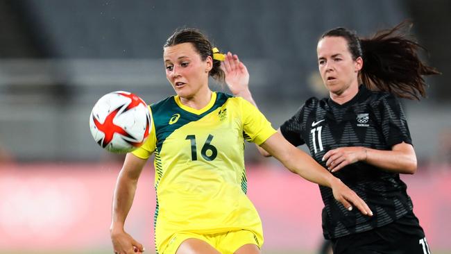 Hayley Raso - Football. (Photo by Yoshikazu TSUNO / AFP)