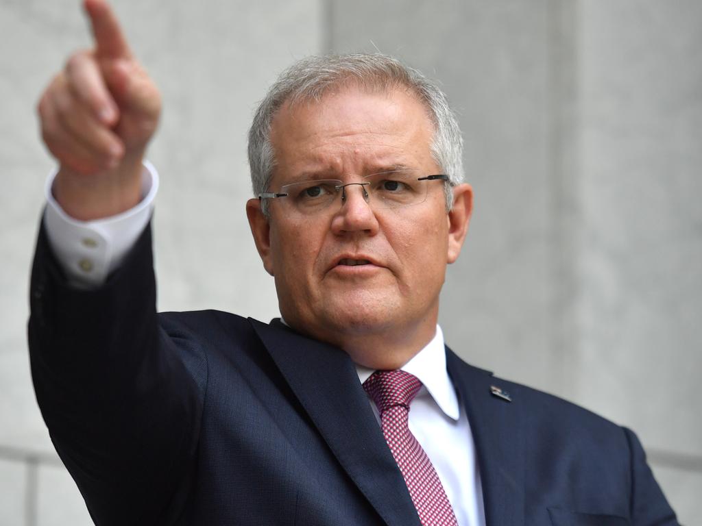 Prime Minister Scott Morrison has announced a new $130 billion package to help employees. Picture: Mick Tsikas/AAP