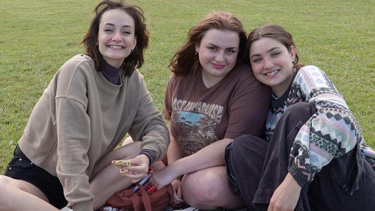 Riley Carey, Anna Lewis and Davina Rogl. Picture: Chris Knight