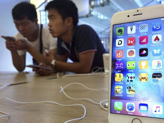 The iPhone accounts for two-thirds of Apple’s revenue and is the biggest profit driver in the company. PHOTO: ASSOCIATED PRESS