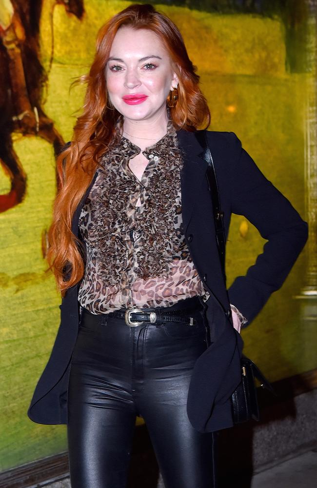 Former teen star turned club owner Lindsay Lohan in New York this March. Picture: Robert Kamau/GC Images