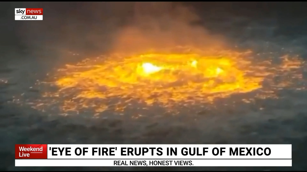 ‘Eye of Fire’ erupts in Gulf of Mexico Sky News Australia