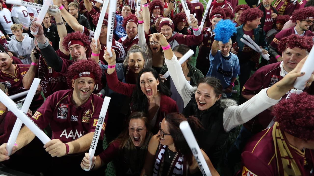 Suncorp promises to be a sea of Maroon on Wednesday night. Picture: Annette Dew