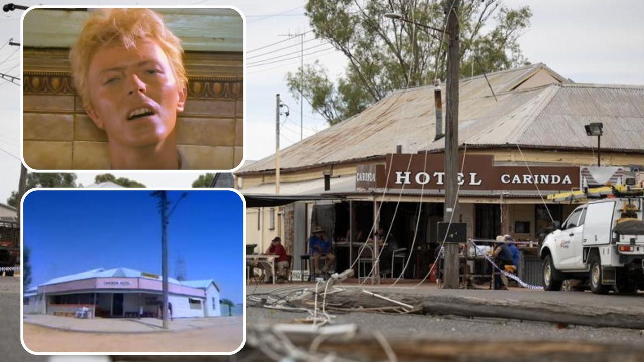 Aussie pub from iconic Bowie video destroyed in freak storm