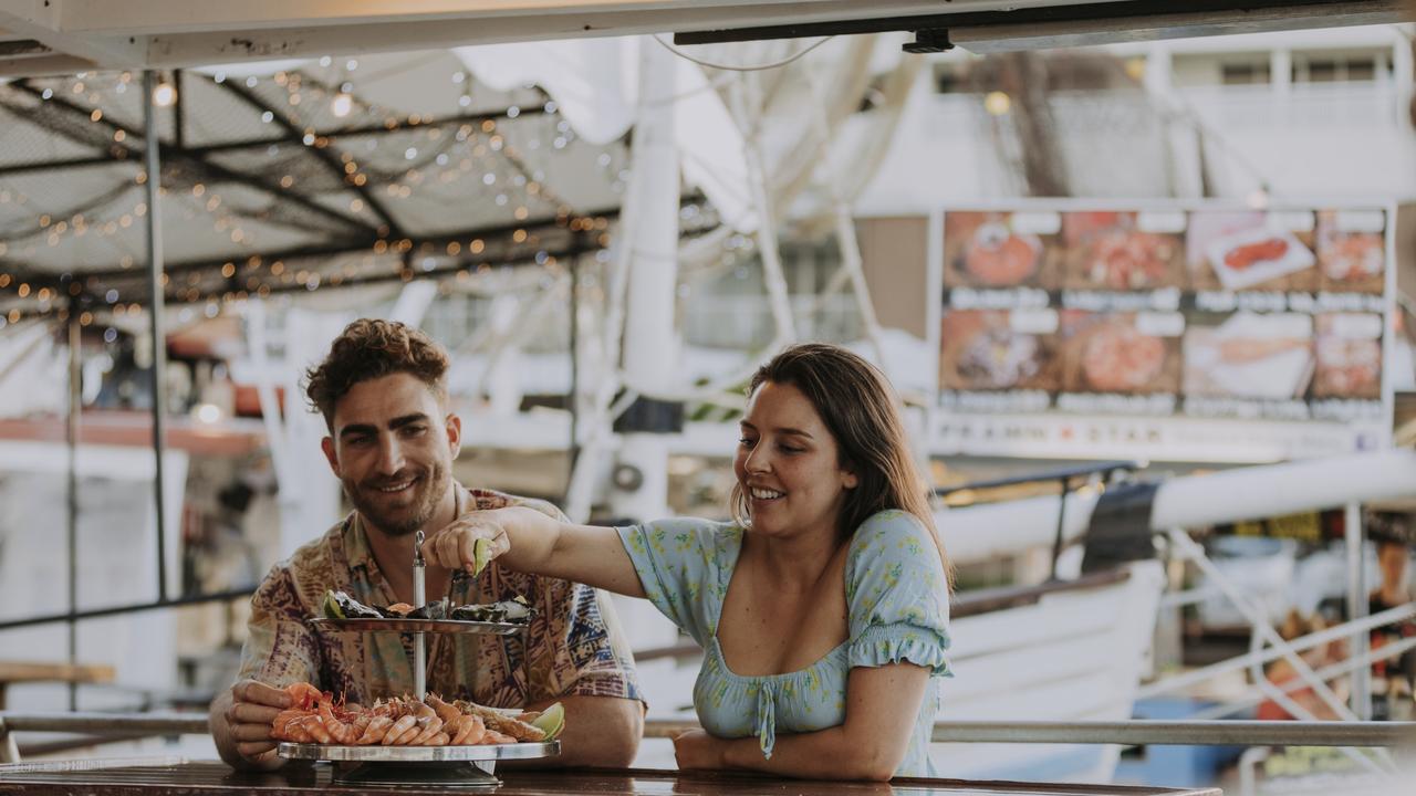 Fresh seafood off the trawlers enjoyed at the Cairns institution Prawn Star. Picture: Tourism Tropical North Queensland