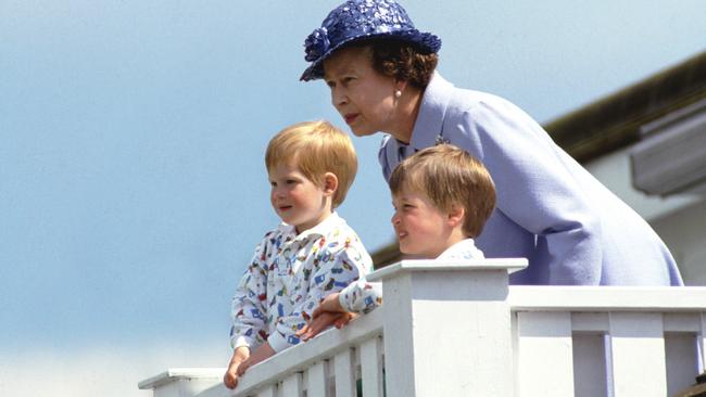 The Queen will enjoy a reunion with Prince Harry and his family rather than attending the Derby at Epsom on Saturday. Picture: Tim Graham Photo Library via Getty Images