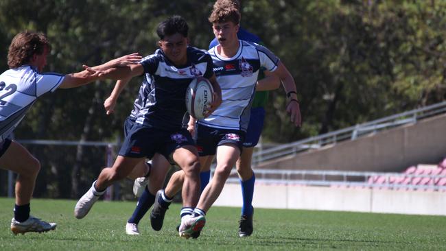Emerging Reds Cup day one action between Brisbane White and Regional Queensland in the Under 15s.