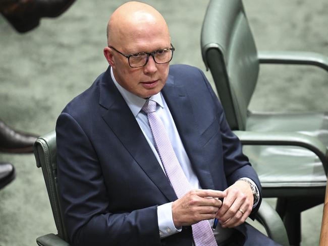 Leader of the Opposition Peter Dutton. Picture: NewsWire/Martin Ollman