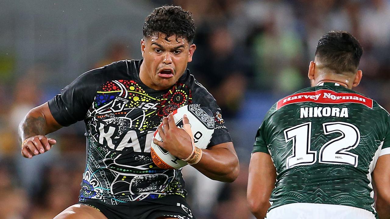 Latrell Mitchell played his first outing in the number one jersey. (Photo by Jason McCawley/Getty Images)