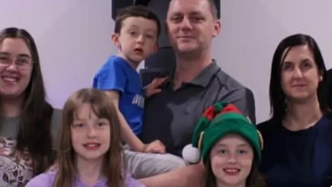 David Drozd with his family, Mr Drozd and his 11-year-old daughter were killed in the five-vehicle crash near Lithgow. Picture: GoFundMe