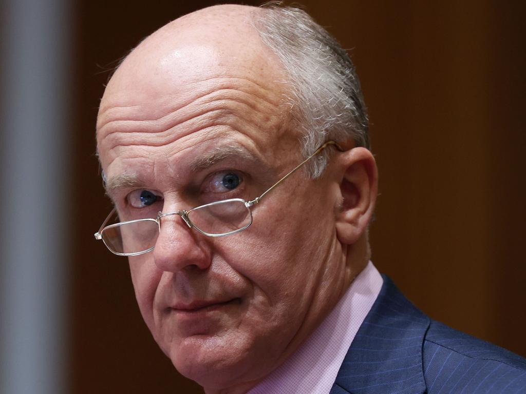 Senator Eric Abetz has demanded a rethink of the Port of Newcastle, which is half-owned by a Chinese company with links to the CCP. Picture: NCA NewsWire / Gary Ramage