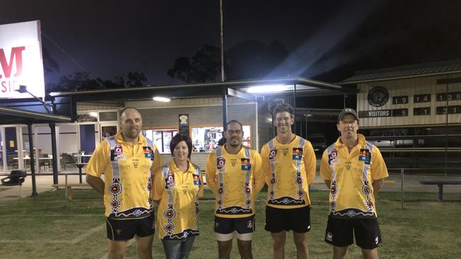 The Springwood AFC jersey which will feature during the Indigenous round.