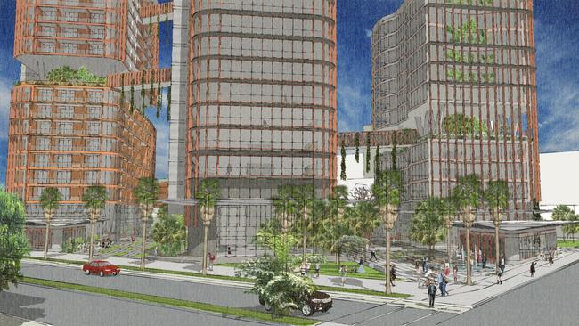 The proposed education and civic centre in Cavenagh St is part of the $500 million Darwin Cities Deal