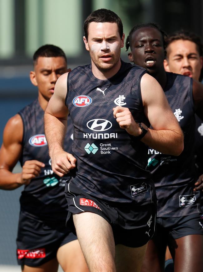 Carlton will use Mitch McGovern in defence this season.