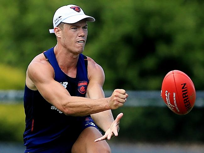 Jake Melksham looks set to be re-united with Michael Hibberd at Melbourne. Picture: Wayne Ludbey