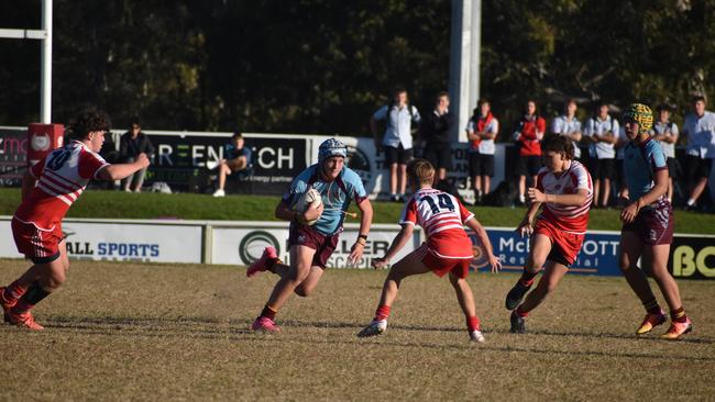 Renouf Shield action: Keebra Park v Palm Beach Currumbin.