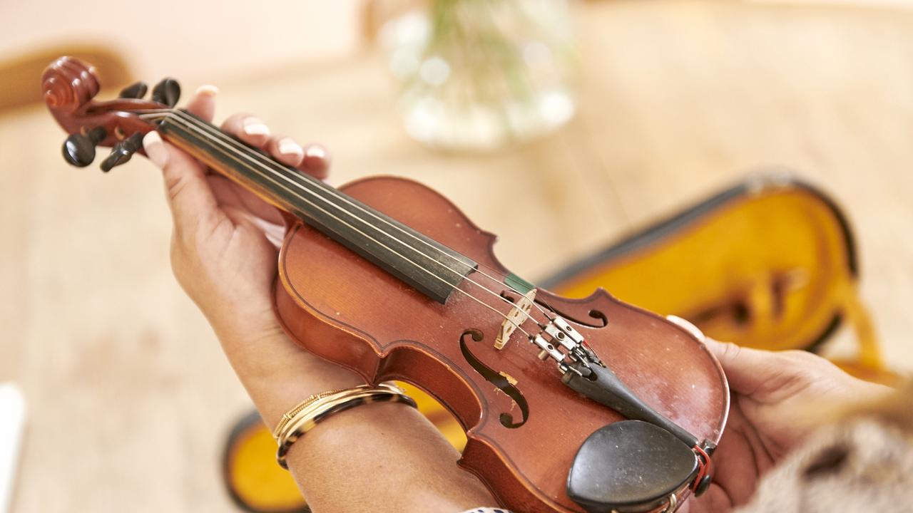 My first violin. Pictures: Eugene Hyland