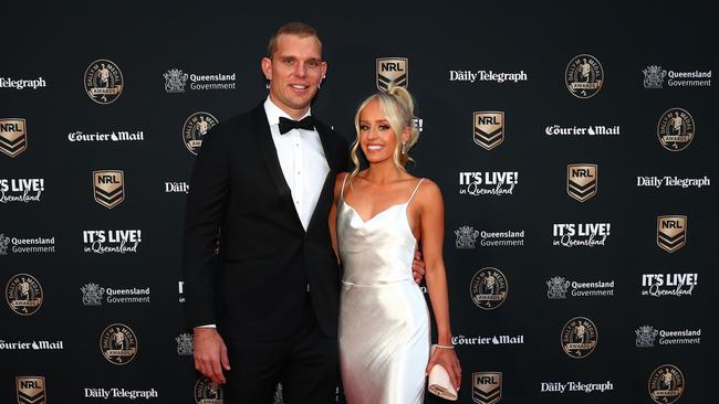 Tom Trbojevic becomes just the third Manly player to win the Dally M Medal. Picture: Chris Hyde/Getty