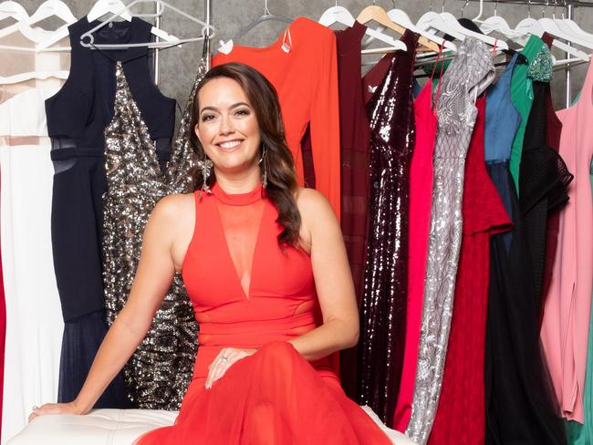 Kym Atkins, CEO of The Volte which leases designer dresses