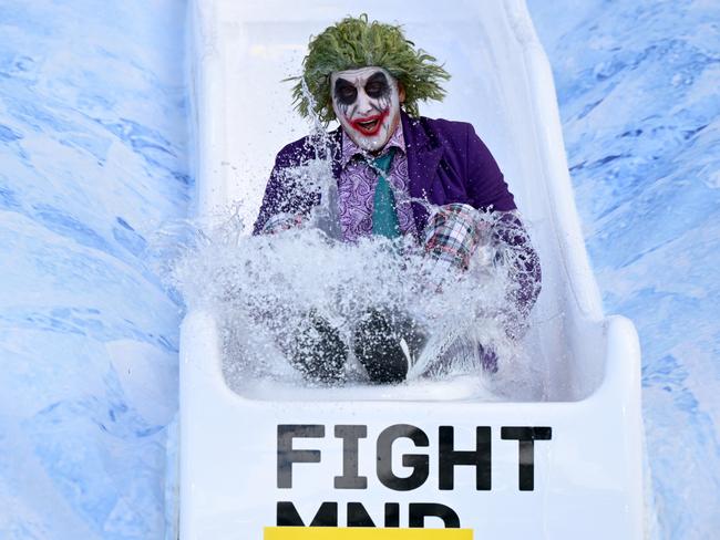 Peter Daicos as The Joker. Picture: Michael Willson.