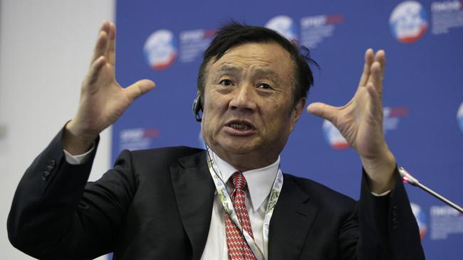 Huawei Technologies CEO Ren Zhengfei, speaks at the International economic forum in St Petersburg, Russia, 22/06/2012.