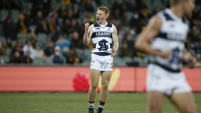 Matty Roberts in action at SANFL league level in 2021. Picture: Cory Sutton/SANFL