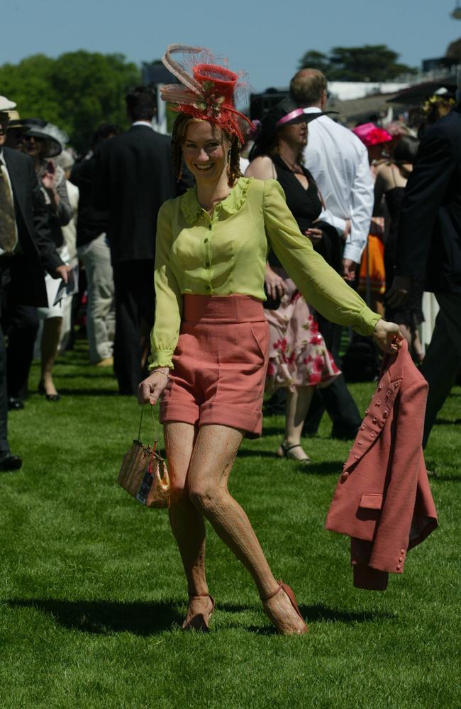 Candice Beard at Derby Day 2004.