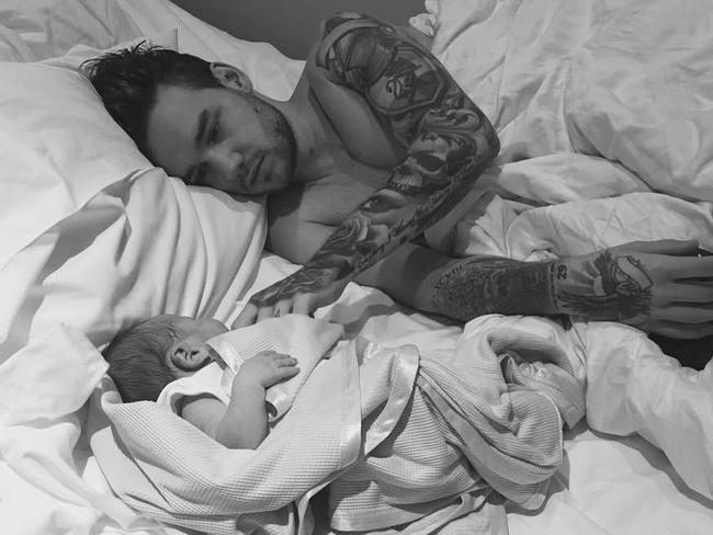 Liam and Cheryl welcomed son Bear eight years ago.
