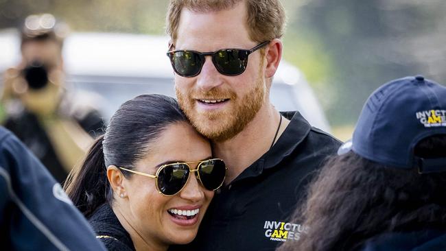 Meghan Markle and Prince Harry keep themselves busy with many project. They are pictured here at The Invictus Games earlier this year. Picture: AFP