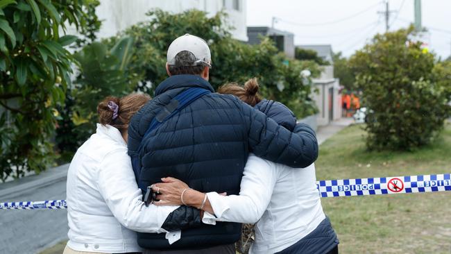 The three children of a Jewish couple caught up in the attack. Picture: Max Mason-Hubers/The Australian