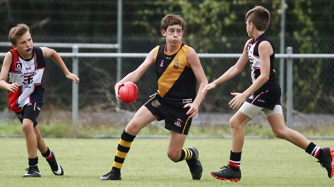 AFL Cairns Juniors Saints v Tigers Gold Coast Bulletin