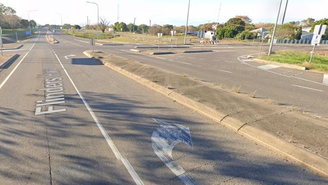 A vehicle crashed near the intersection of Southwood Rd and Stuart Dr, Roseneath on Tuesday morning. Picture: Google Maps.