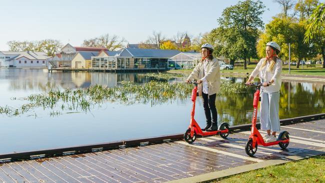 Lake Wendouree has proved a popular scooting area.