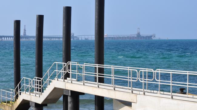 The new Marine Offloading Facility (MOF) at Abbot Point.