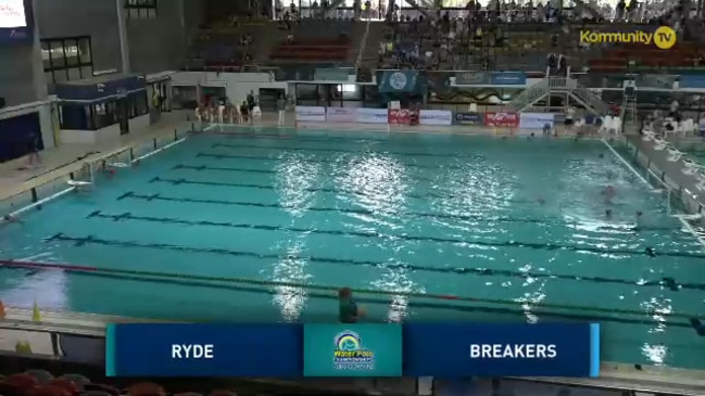 Replay: Ryde Rhinos v SNB Breakers (14&U boys gold) - Australian Youth Water Polo Championships Day 3