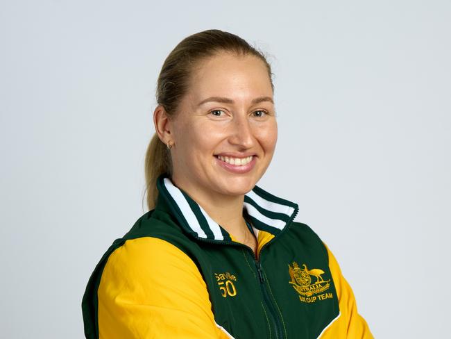 Daria Saville of Team Australia poses for a portrait ahead of the Billie Jean King Cup Finals. (Photo by Angel Martinez/Getty Images for ITF)