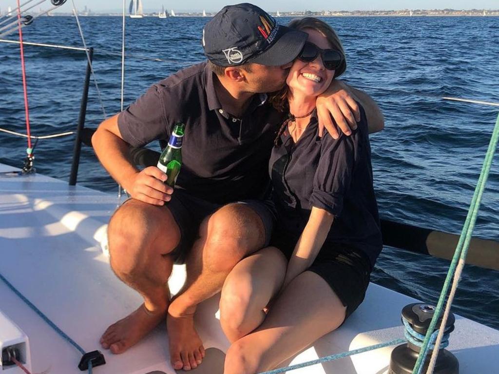 Sailor Jessica Watson has posted to social media about losing her partner Cameron Dale.