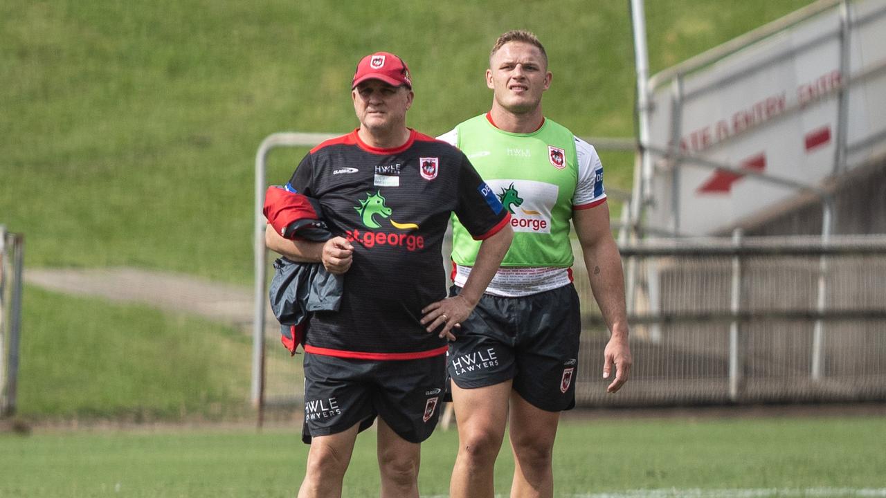 George Burgess is free to play.