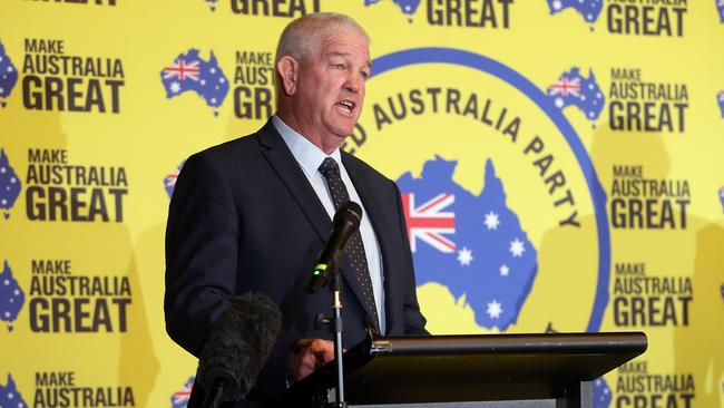 Former rugby league player Greg Dowling will lead the United Australia Party at the state election. Picture: Richard Gosling.