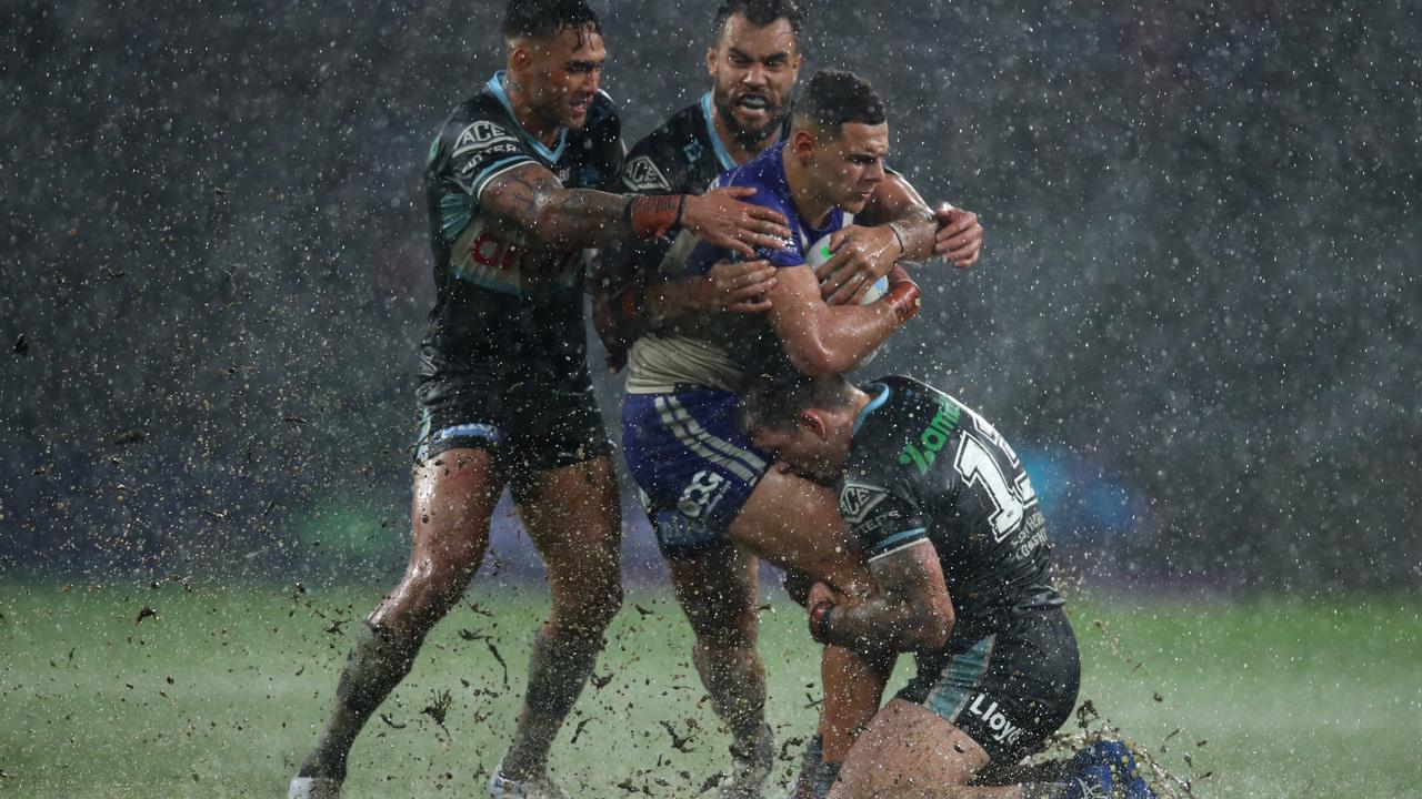 Wow, that’s a lot of rain. Photo by Jason McCawley/Getty Images