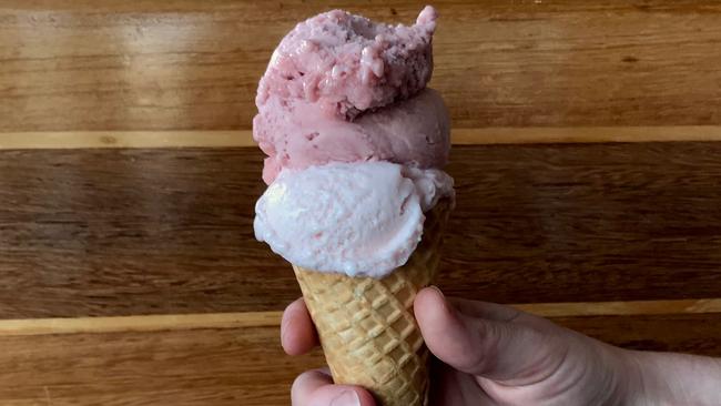 Uncle Brett’s homemade gelato. Picture: Jenifer Jagielski