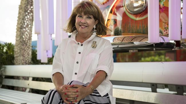 Jacki Macdonald is loving life and her role at Eat Street, which she co-founded, that suits her perfectly. Picture: Mark Cranitch.