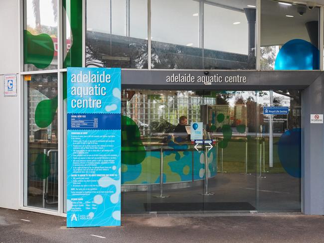 The rape occurred at the Adelaide Aquatic Centre in September 2018. Picture: MATT LOXTON