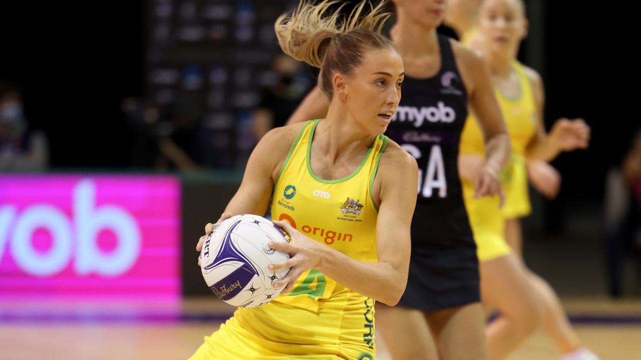 Cara Koenen in action during the Constellation Cup in Christchurch in March. Photo: Getty Images
