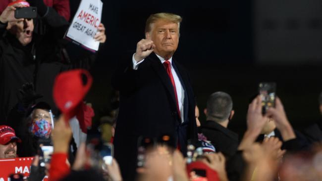 Donald Trump holds a campaign rally in Erie, Pennsylvania. Picture; Getty Images.