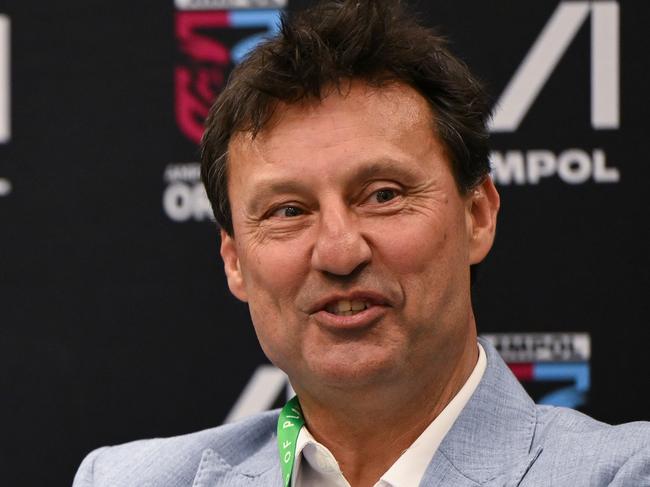 Laurie Daley was all smiles after Origin I.