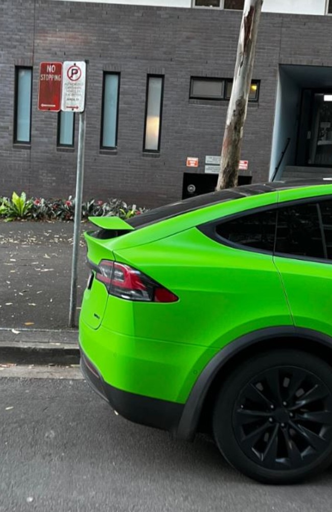 Nick Kyrgios has been slammed for his parking habits. Picture: Facebook