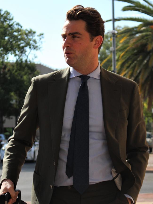 Frank Merenda outside the Alice Springs Local Court.